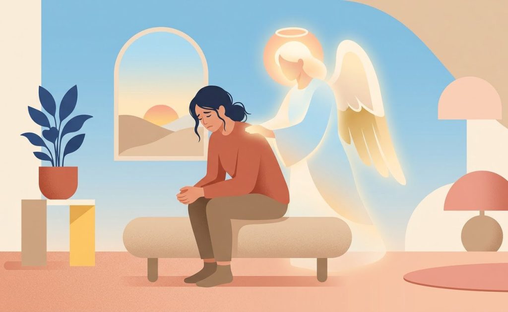 Ange Gardien - Illustration prière catholique
